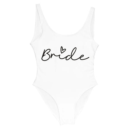 Team Bride One-Piece Swimsuit