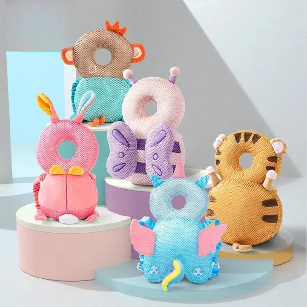 Baby Head Protector Pillow Cartoon Design Backpack