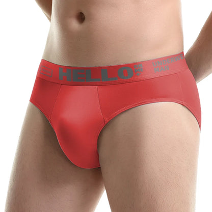 Men's Ice Silk Breathable Quick-Drying Sporty Briefs