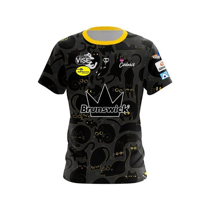 Brunswick Floral Garden Gnome Performance Bowling Jersey