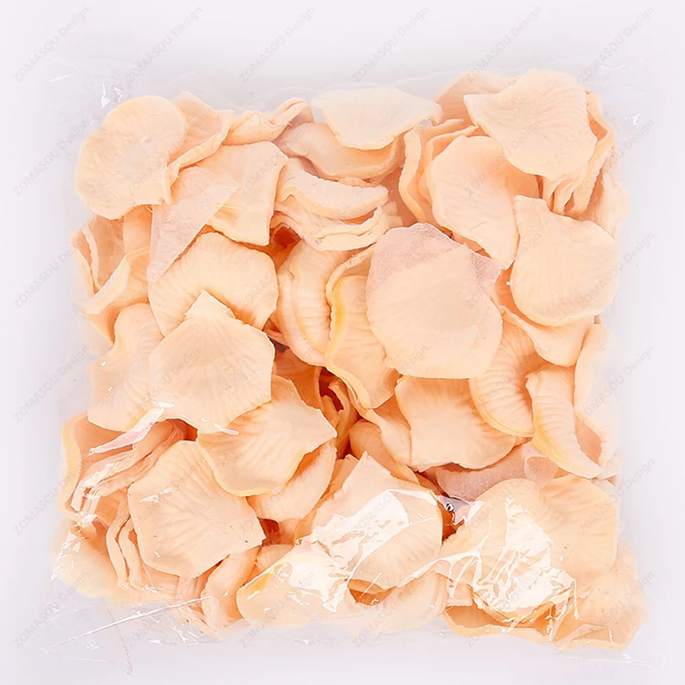 100-10000Pcs Colorful Artificial Rose Petals
