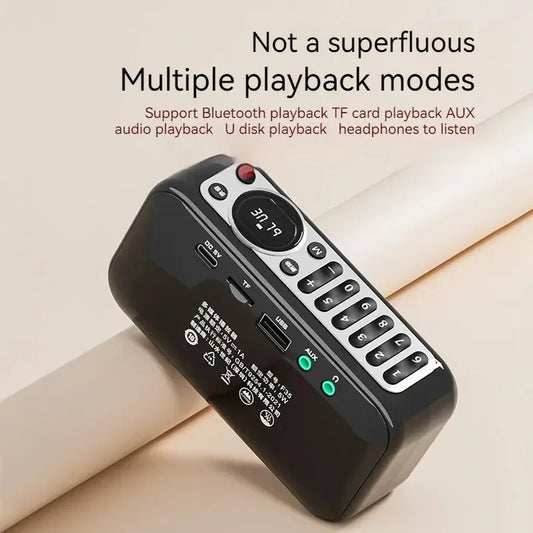 SANSUI F35 Portable Wireless Bluetooth Speaker with FM Radio, TF & USB