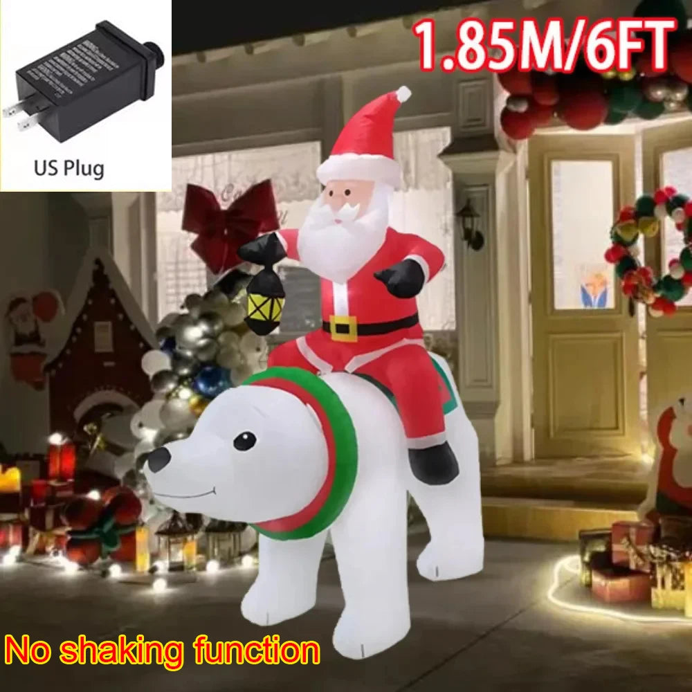 Christmas Inflatable Decoration Built-in LED Lights Inflatable Model