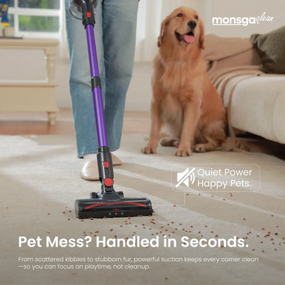 MONSGA 450W Cordless Handheld Stick Vacuum Cleaner