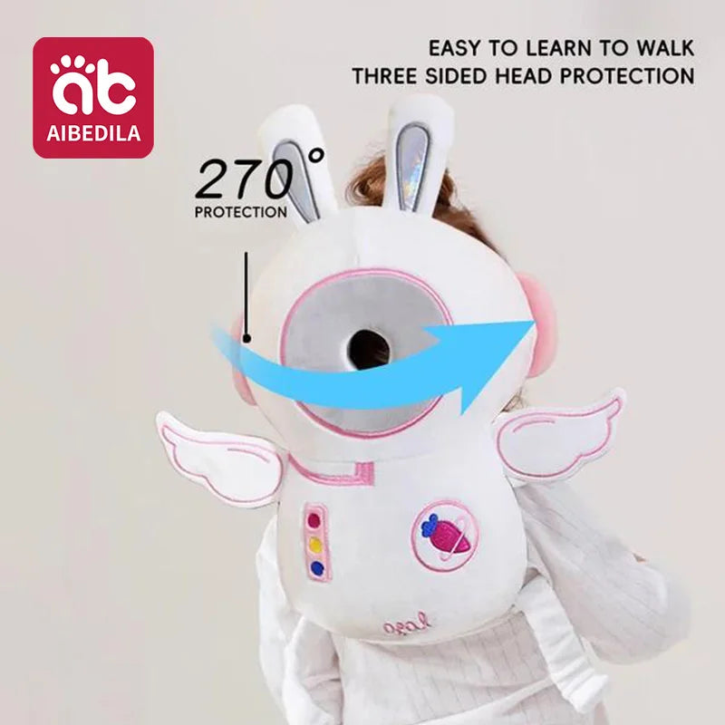 AIBEDILA Baby Head Protector Pillow 3-Sided Anti-Fall Back Safety