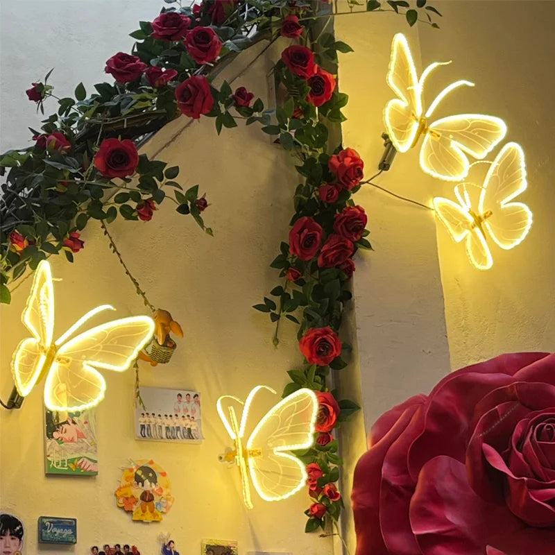 LED Simulation Butterfly Holiday Lights