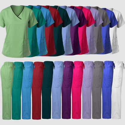 MERTRAW Women's Surgical Scrub Tops & Pants Set