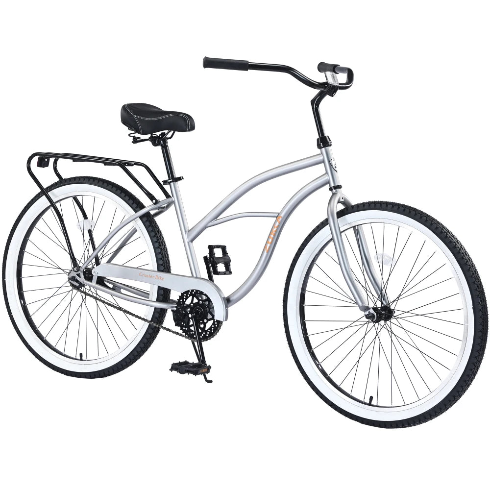 Single Speed 26" Steel Frame, Wide Tire Bicycle
