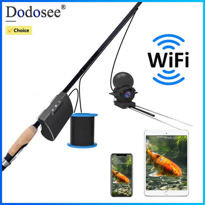 Dodosee HD Wireless Underwater WiFi Fishing Camera & Fish Finder