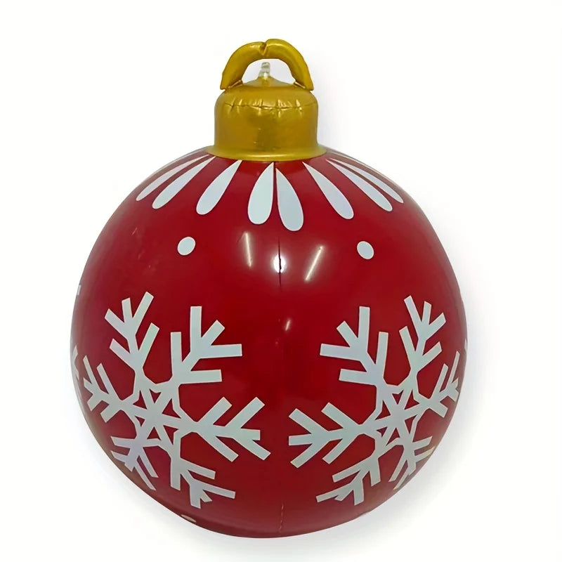 60cm Giant Outdoor Inflatable Christmas Ball Ornament