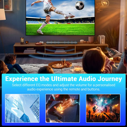 Wireless Bluetooth TV Soundbar Speaker with Subwoofer Effect