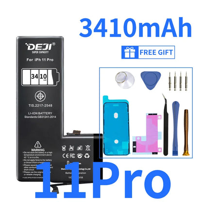 DEJI Replacement Battery & Repair Tool Kit for iPhone