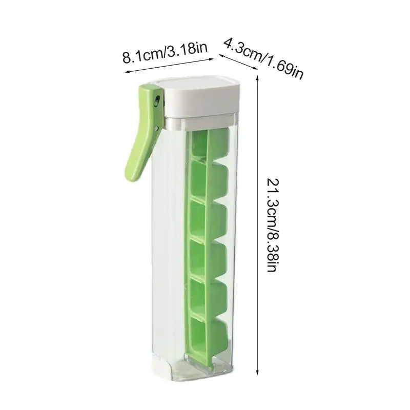 6 Compartment Press Type Ice Cube Trays