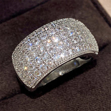 Micro Paved 5-Line Cubic Zirconia Ring