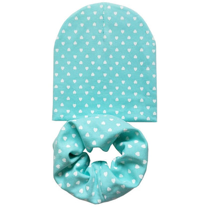 Cartoon Dinosaur Baby Head Scarf Hat Set