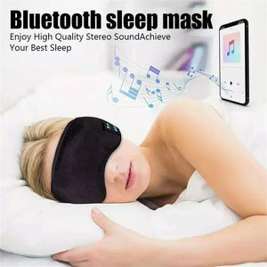 Bluetooth Headband Elastic Wireless Eye Mask Blackout Noise Cancellation