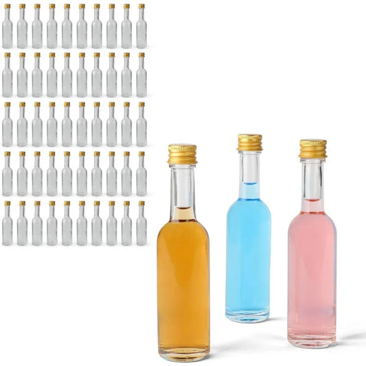 30pcs Empty Mini Liquor Bottles