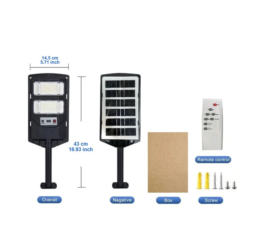 99000000LM 60000W Outdoor Solar LED Motion Sensor Street & Garden Light