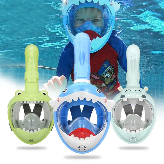 Full Dry Snorkel & Diving Mask Set with Action Camera Mount