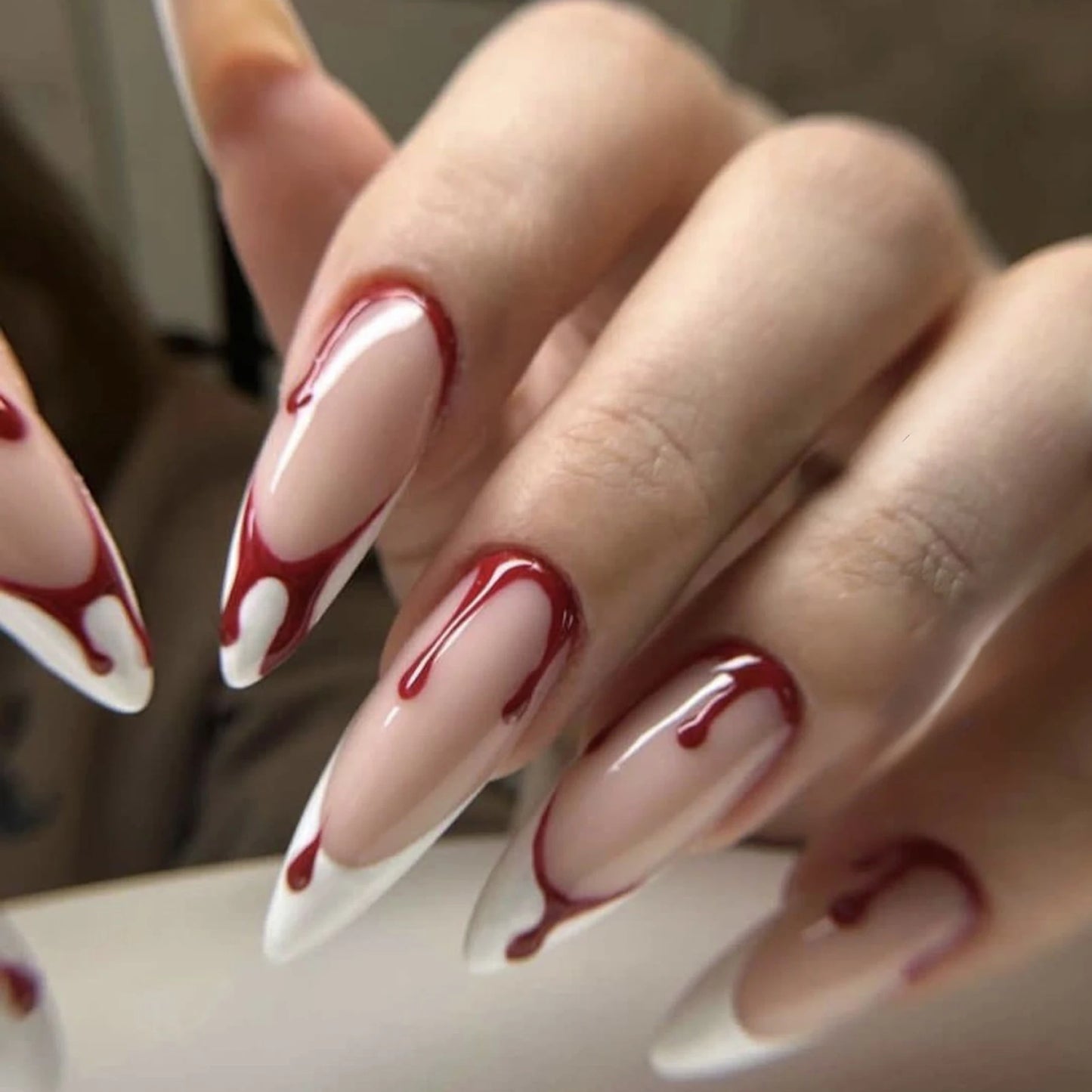 24pcs Mid Length Removable Wear Full Cover Nails