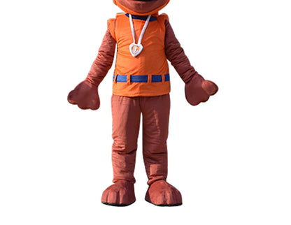 Adult Blue Dog Cartoon Mascot Costume – Full Body Party Outfit