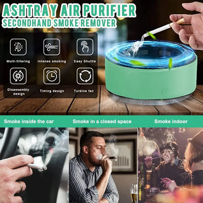 2 in 1 Automatic Ashtray with Filter Timer