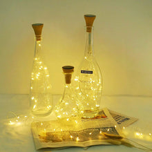 Solar Wine Bottle Led String Fairy Lights