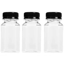 150-500ML Empty Plastic Drink Containers with Black Screw Caps