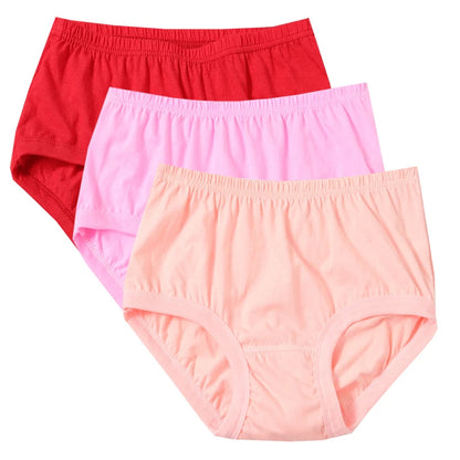3pcs Pure Cotton Briefs