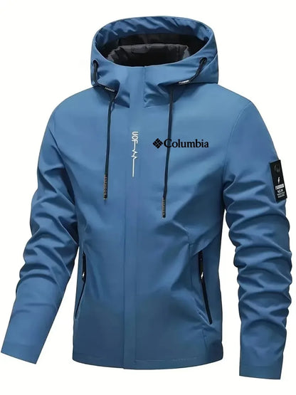 Men's Hooded Waterproof Utility Bomber Jacket