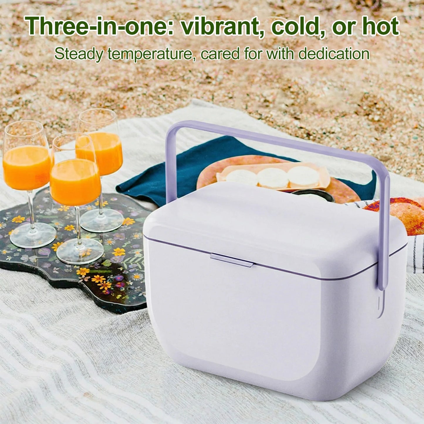 6L Portable Insulated Fishing Cooler & Ice Bucket