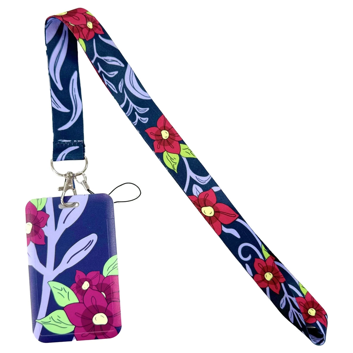 Anime Character Lanyard with ID Card Holder & Keychain