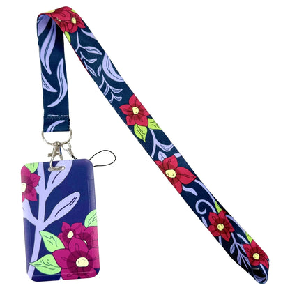 Anime Character Lanyard with ID Card Holder & Keychain