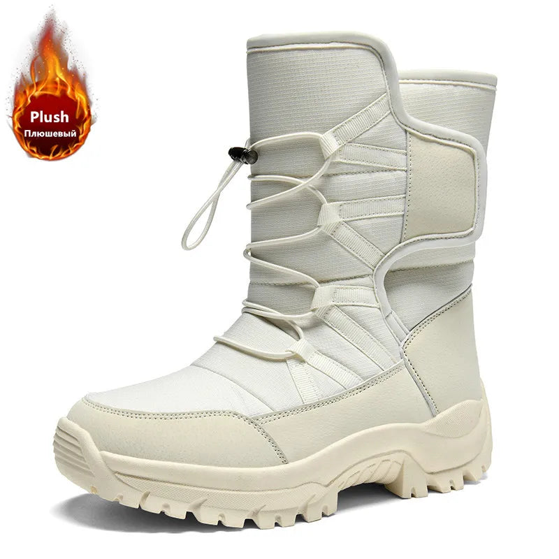 Unisex Waterproof Plush Winter Snow Boots