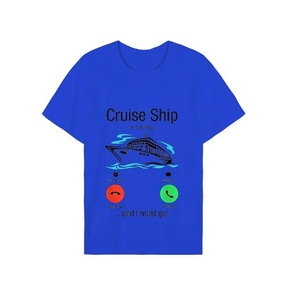Unisex Casual Cruise Graphic T-Shirt – Short Sleeve Vacation Tee