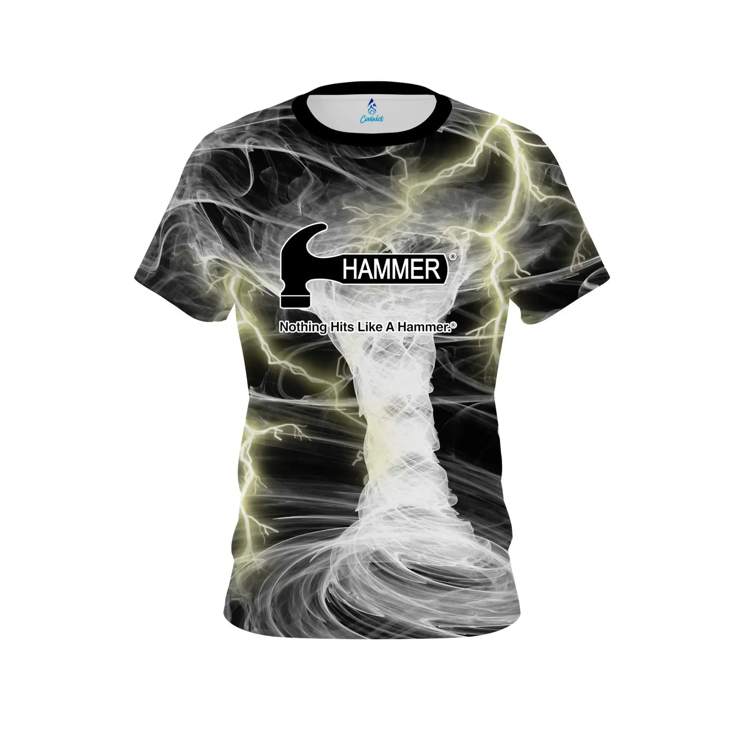 Hammer Graphic Color-Splash Performance Bowling Shirt
