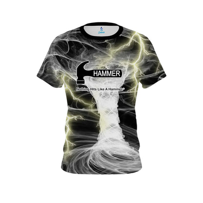 Hammer Graphic Color-Splash Performance Bowling Shirt