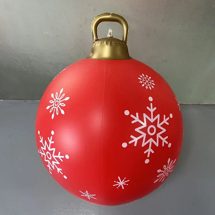 60CM Giant Outdoor Inflatable Christmas Ball Ornament