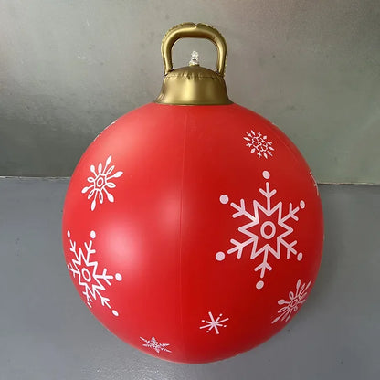 60CM Giant Outdoor Inflatable Christmas Ball Ornament