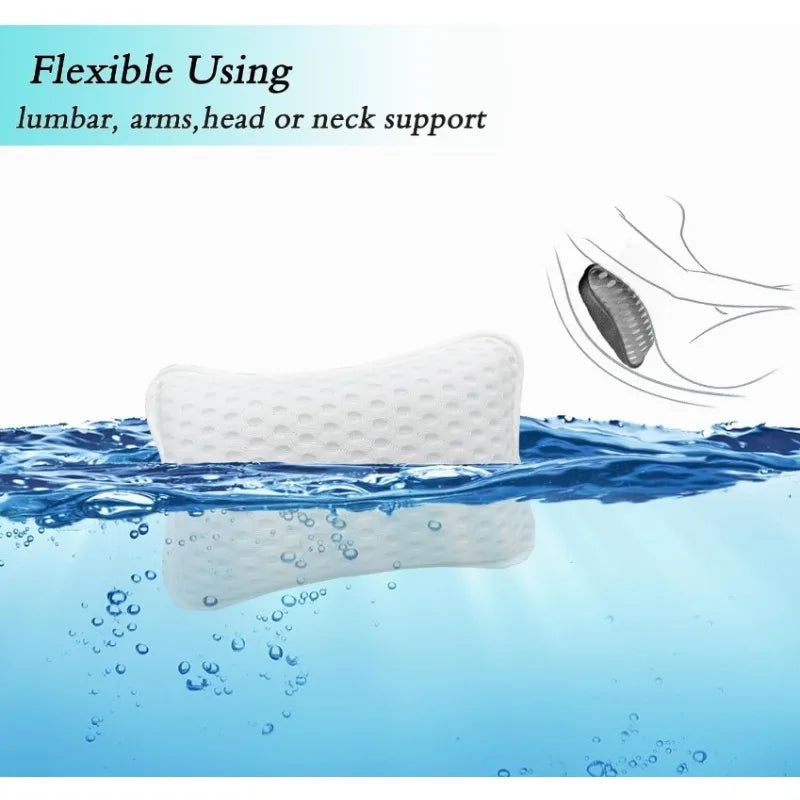 Bath Pillow with Easy-Dry Hook