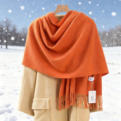 Luxurious Wool-Blend Winter Pashmina Shawl & Scarf