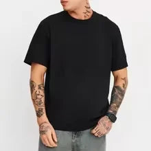 Men's 100% Cotton Premium Crewneck T-Shirt, Summer Short Sleeve Breathable Casual Tee