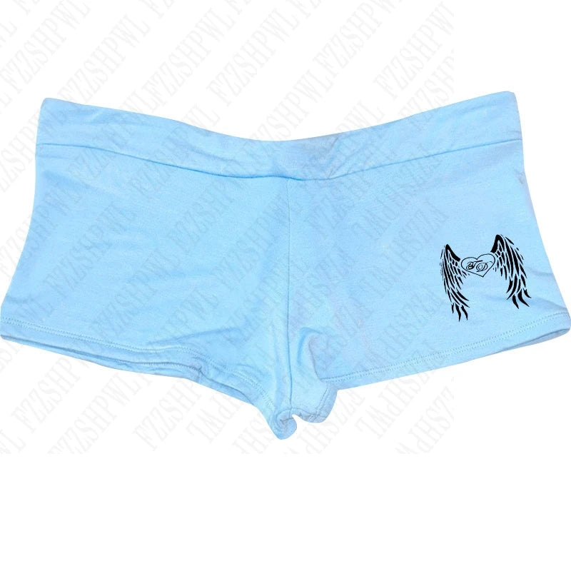Retro Millennium Patterned Printed Shorts