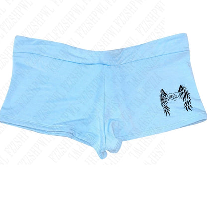 Retro Millennium Patterned Printed Shorts