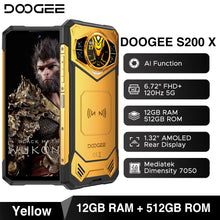 Global Version DOOGEE S200 X 5G Rugged 6.72" 7050 12GB+512GB AI Triple Camera Smartphone