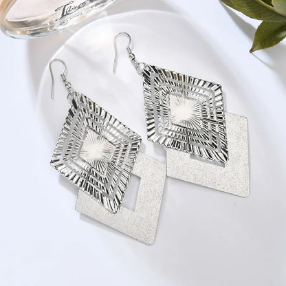 Floating Long Hook Earrings