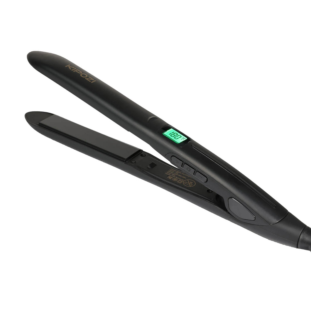 Titanium Flat Iron Hair Straightener with Digital LCD Display