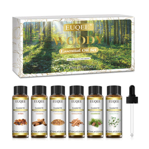 EUQEE 6 Bottles Essential Oils Set