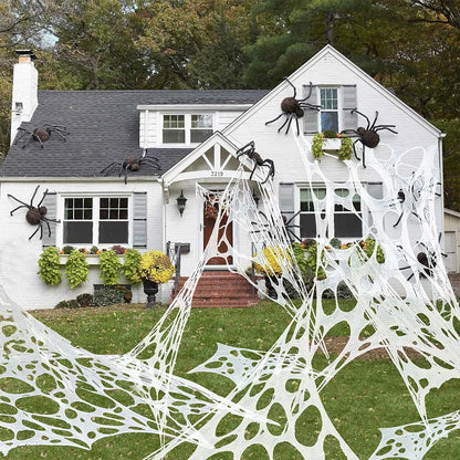 Halloween Plastic Chain Lights - 8 Lighting Modes LED Spooky Shackles Prop String Lights for Skeleton, Yard & Patio Decor