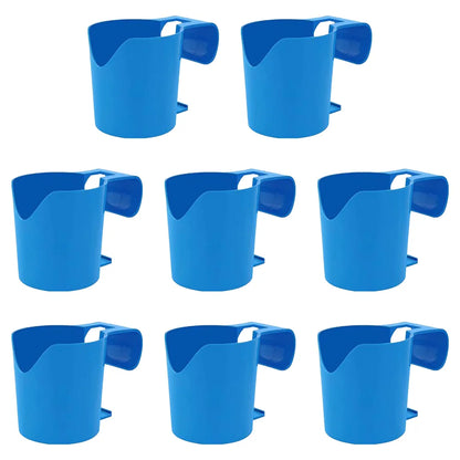 No-Punch Above Ground Poolside Cup Holder & Storage Shelf